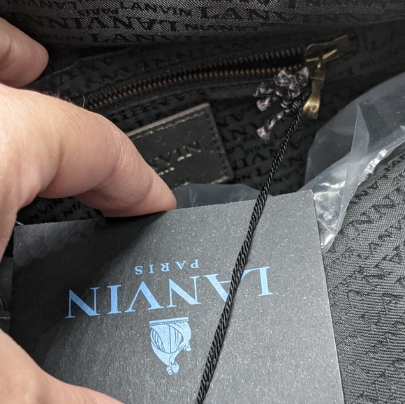 NWT Gold Metallic Lanvin Envelope Style Clutch - Picture 12 of 13